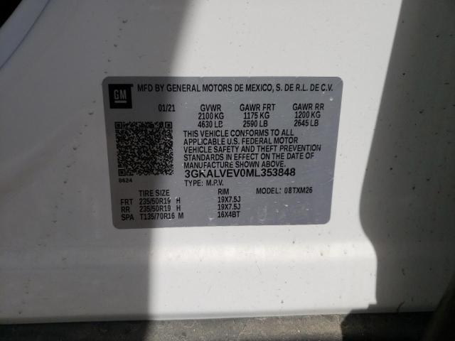 3GKALVEV0ML353848 GMC Terrain Slt