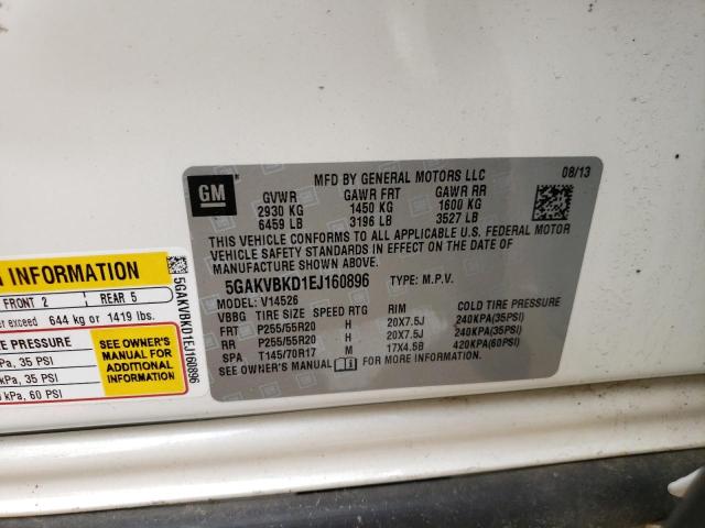 5GAKVBKD1EJ160896 Buick Enclave
