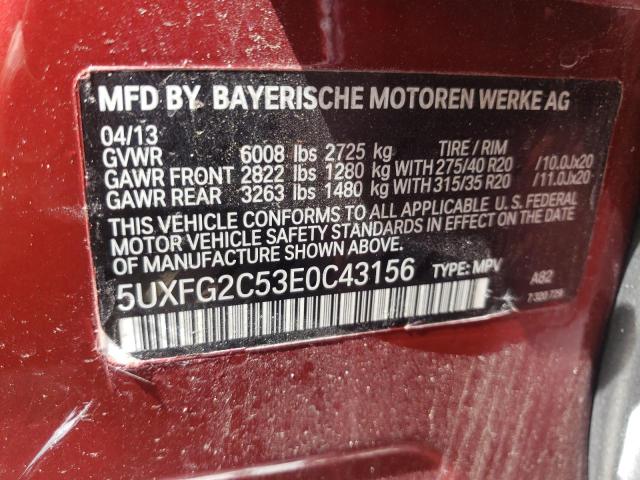 5UXFG2C53E0C43156 BMW X6 Xdrive35i