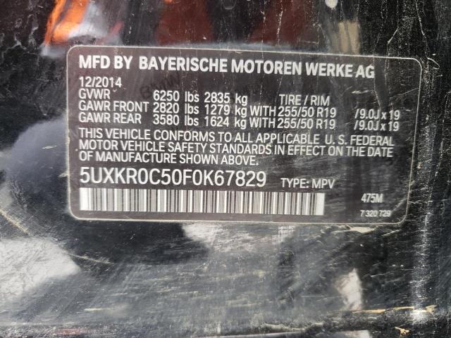 5UXKR0C50F0K67829 BMW X5 Xdrive35i