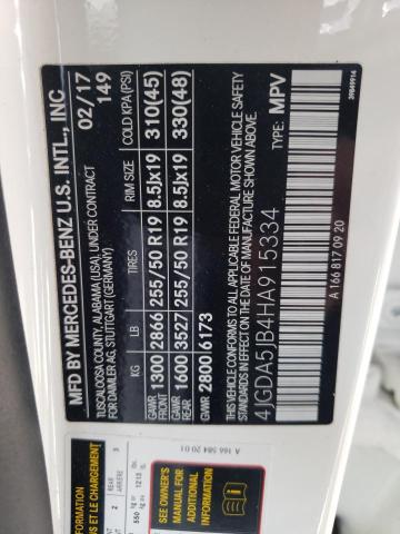 4JGDA5JB4HA915334 Mercedes-Benz GLE 350
