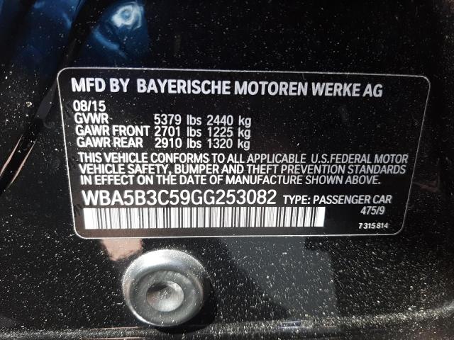 WBA5B3C59GG253082 BMW 535 XI