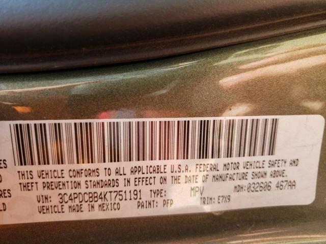 3C4PDCBB4KT751191 Dodge JOURNEY SE