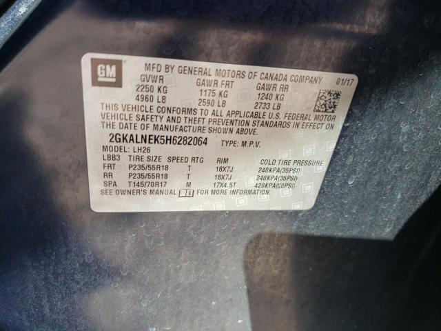 2GKALNEK5H6282064 GMC Terrain Sle