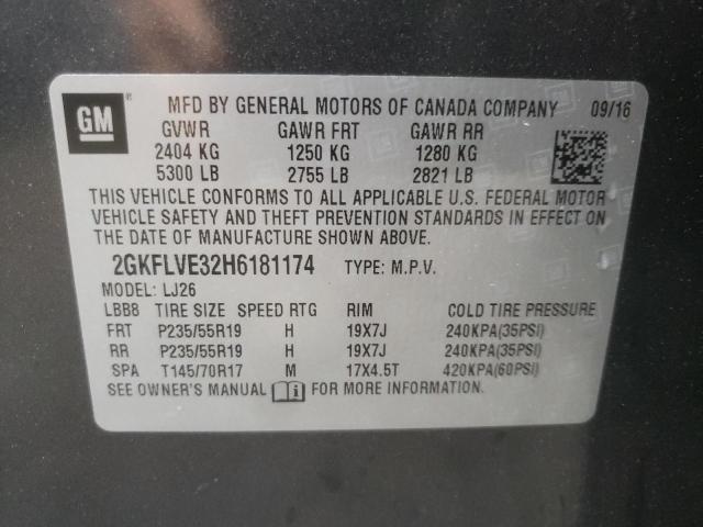 2GKFLVE32H6181174 GMC Terrain Denali