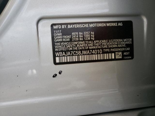 WBAJA7C58JWA74010 BMW 530 XI