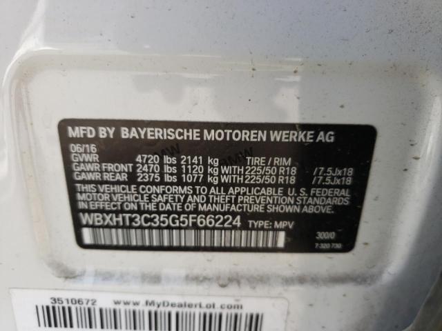 WBXHT3C35G5F66224 BMW X1 Xdrive28i