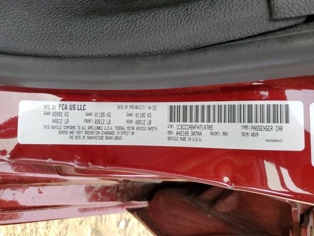 1C3CCCAB4FN714705 Chrysler 200 Limited