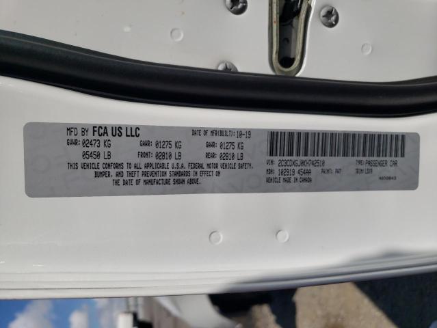 2C3CDXGJ0KH742510 Dodge Charger Scat Pack