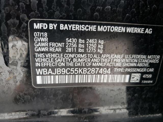 WBAJB9C55KB287494 BMW M550xi