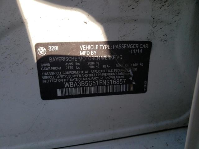 WBA3B5G51FNS16857 BMW 328 Xi Sulev