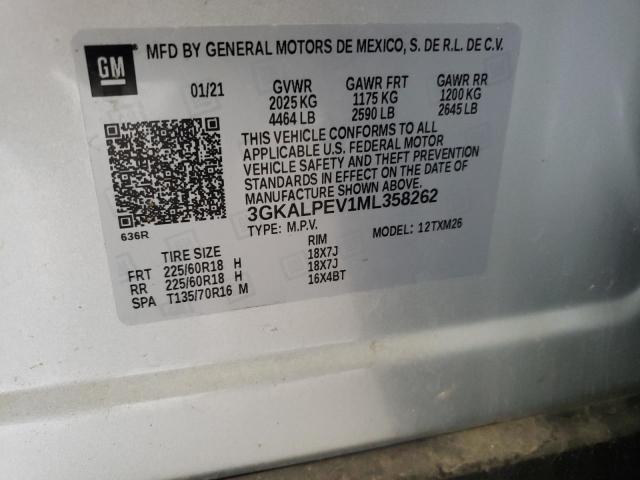 3GKALPEV1ML358262 GMC Terrain Slt