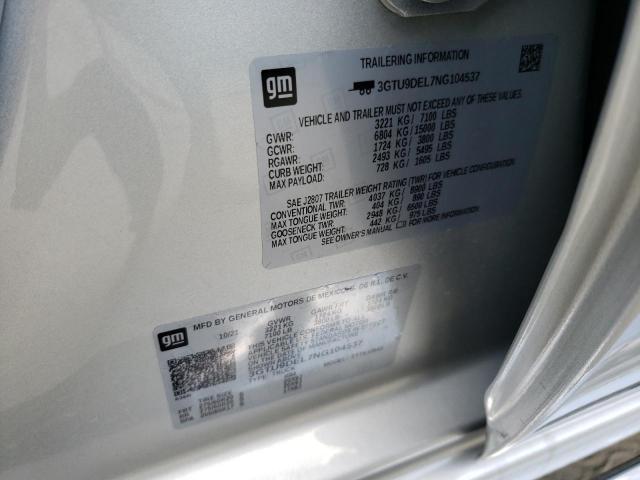 3GTU9DEL7NG104537 GMC Sierra Limited K1500 Slt