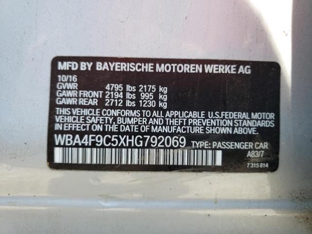 WBA4F9C5XHG792069 BMW 430xi Gran Coupe