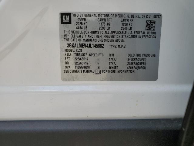 3GKALMEV4JL145882 GMC Terrain Sle