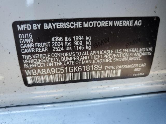 WBA8A9C51GK618189 BMW 320 I