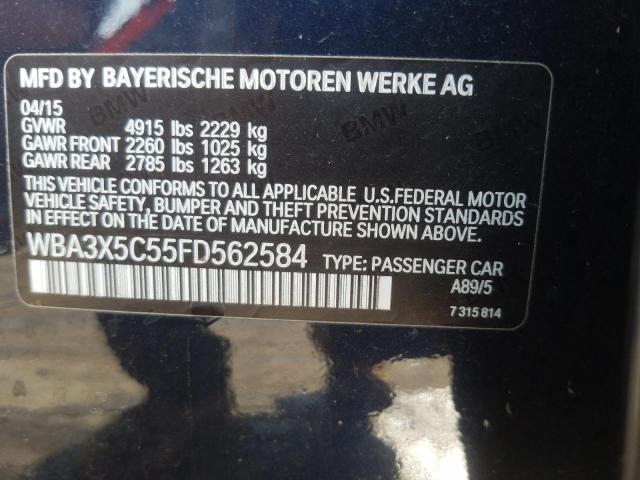 WBA3X5C55FD562584 BMW 328 XIGT
