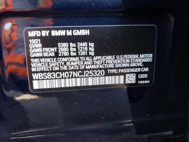 WBS83CH07NCJ25320 BMW M5