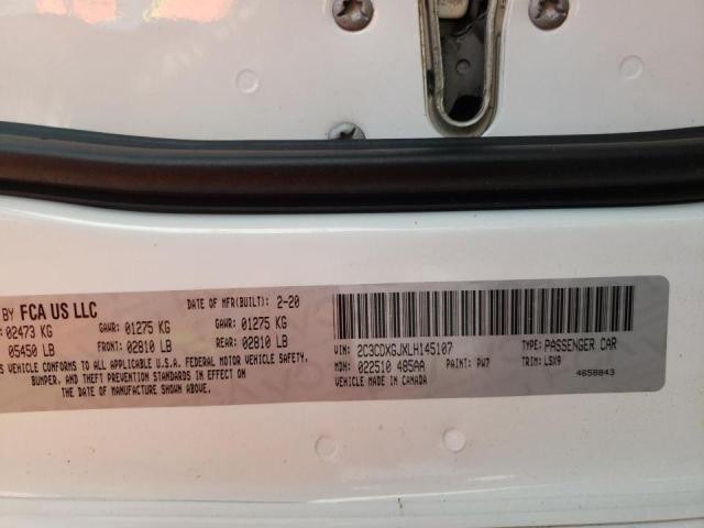 2C3CDXGJXLH145107 Dodge Charger Scat Pack