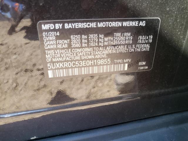 5UXKR0C53E0H19855 BMW X5 Xdrive35i