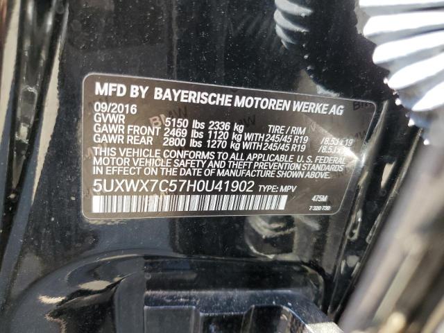 5UXWX7C57H0U41902 BMW X3 Xdrive35i
