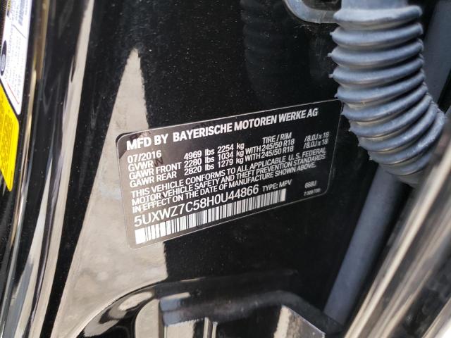 5UXWZ7C58H0U44866 BMW X3 Sdrive28i