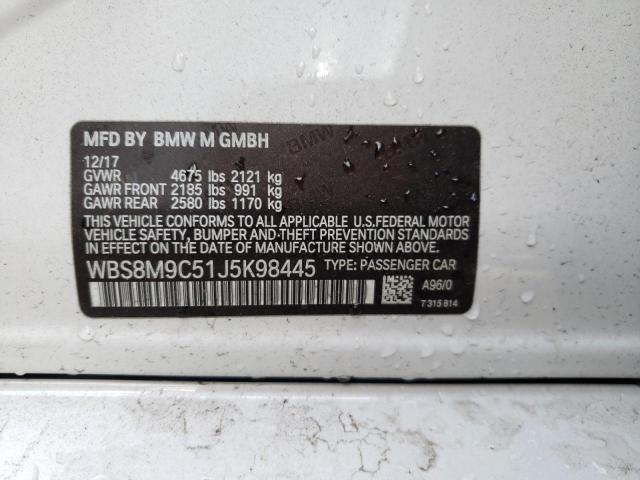 WBS8M9C51J5K98445 BMW M3