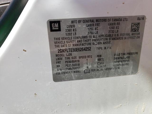 2GKFLTE36E6264252 GMC Terrain Slt