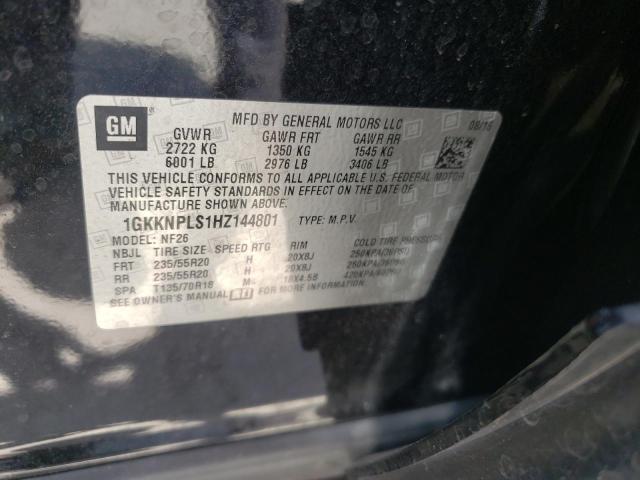 1GKKNPLS1HZ144801 GMC Acadia Denali