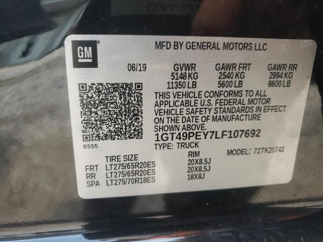 1GT49PEY7LF107692 GMC Sierra K2500 At4