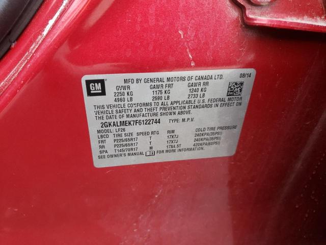 2GKALMEK7F6122744 GMC Terrain Sle