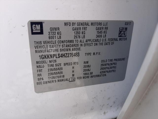 1GKKNPLS4HZ276483 GMC Acadia Denali