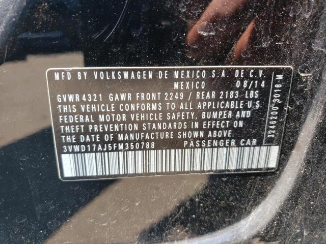 3VWD17AJ5FM350788 Volkswagen JETTA SE