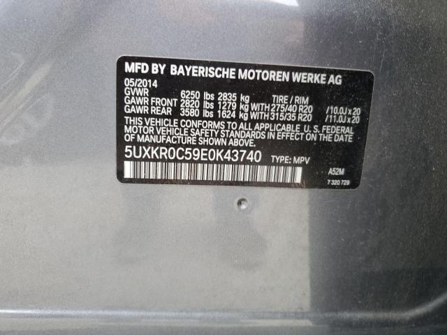 5UXKR0C59E0K43740 BMW X5 Xdrive35i
