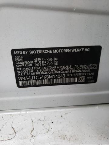 WBA4J1C54KBM14043 BMW 430i Gran Coupe