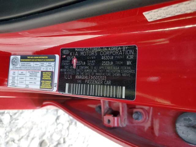 KNAGU4LE1H5012123 KIA OPTIMA HYBRID