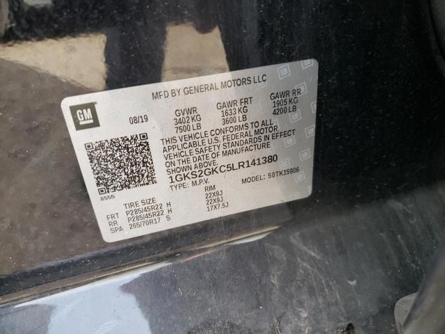 1GKS2GKC5LR141380 GMC Yukon Xl K1500 Slt