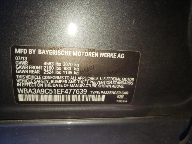 WBA3A9C51EF477639 BMW 335 I