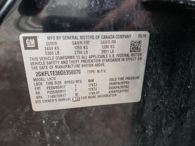 2GKFLTE36G6358070 GMC Terrain Sle