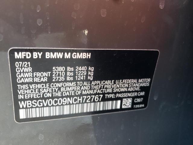 WBSGV0C09NCH72767 BMW M8