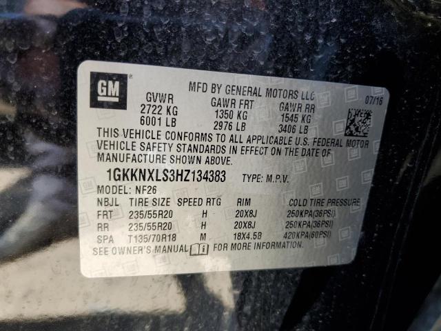 1GKKNXLS3HZ134383 GMC Acadia Denali
