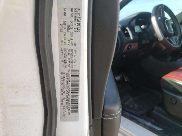 1C4SDJGJ7JC198061 Dodge Durango Srt