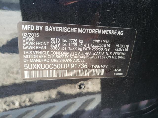 5UXKU0C50F0F91736 BMW X6 Sdrive35i