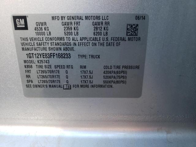 1GT12YE83FF168233 GMC Sierra K2500 Sle
