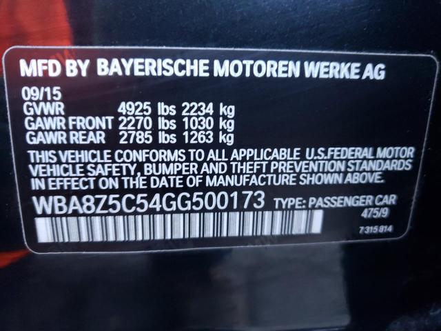 WBA8Z5C54GG500173 BMW 328 Xigt Sulev