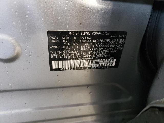4S4WMAMD6M3461270 Subaru Ascent Limited