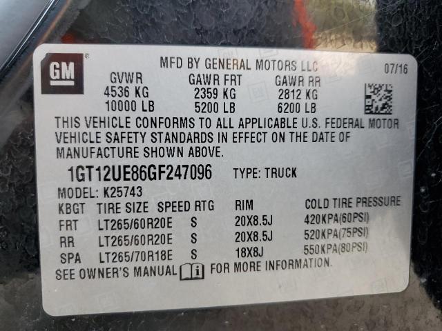 1GT12UE86GF247096 GMC Sierra K2500 Denali