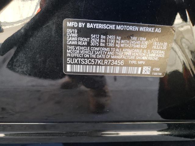 5UXTS3C57KLR73456 BMW X3 Xdrivem40i