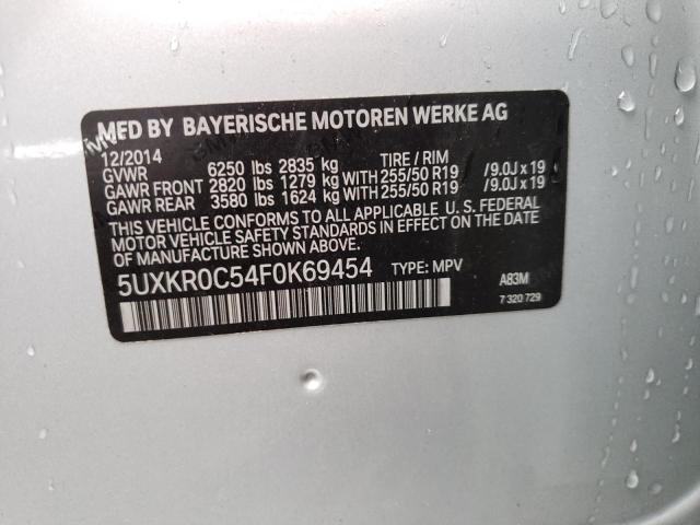 5UXKR0C54F0K69454 BMW X5 Xdrive35i