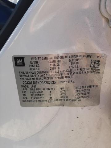 2GKALMEK9G6287535 GMC Terrain Sle
